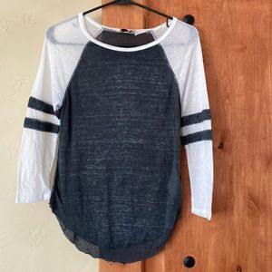 Hollister, sheer t-shirt